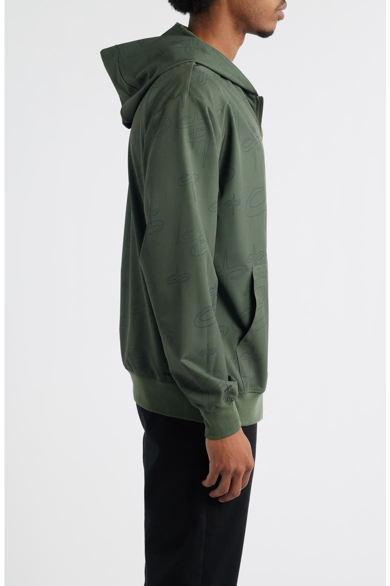 Tempo Tech Zip Jacket, Alternate, color, INSIGNIA OLIVE