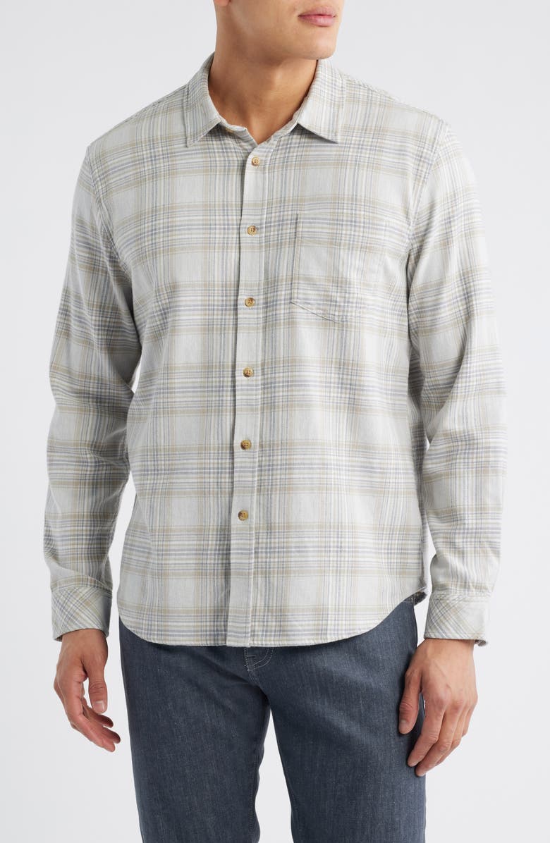 Rails Sussex Plaid Stretch Cotton Button-Up Shirt, Main, color, 