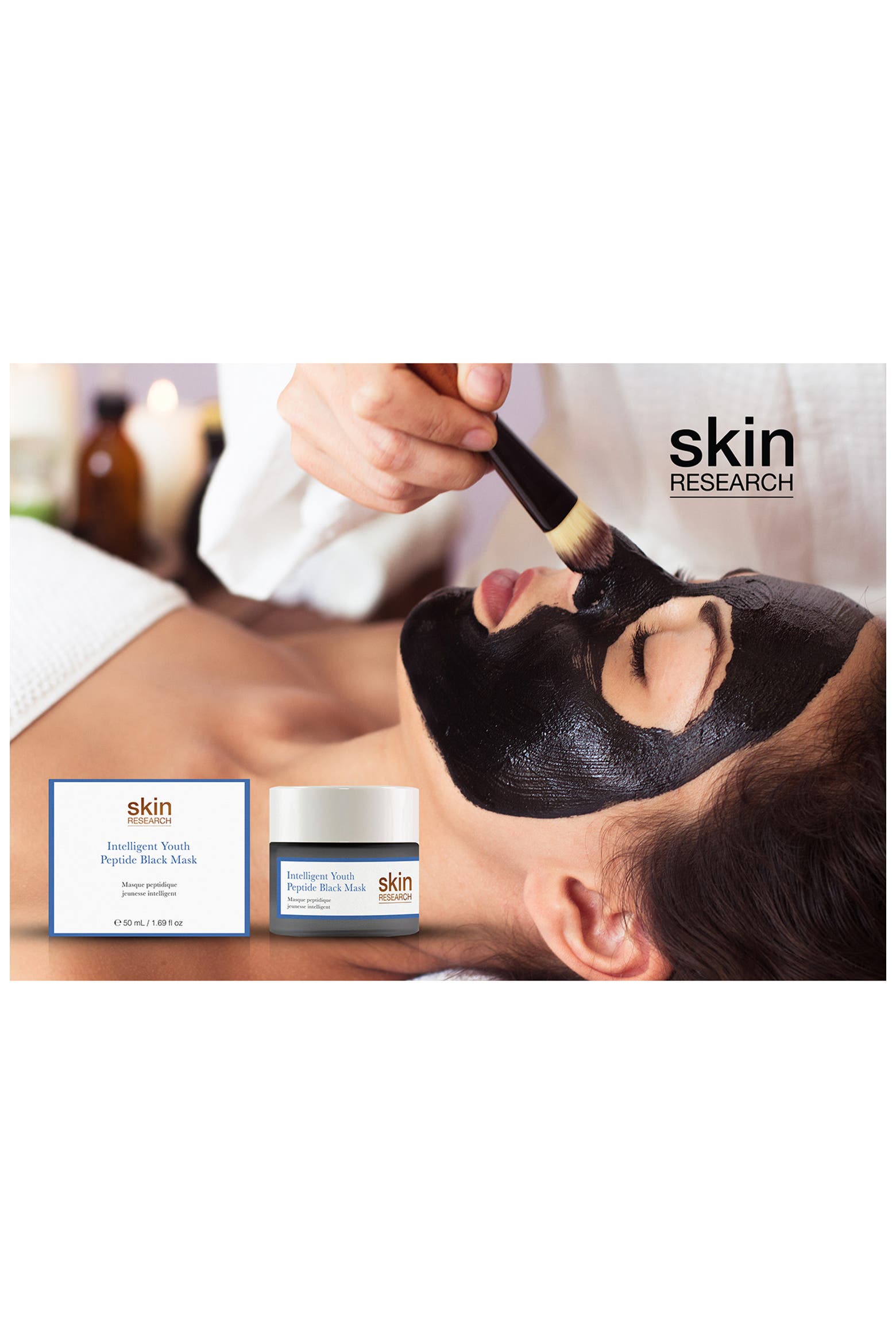Padding Under Skin Skin Research Intelligent Youth Peptide Black Mask | Nordstromrack