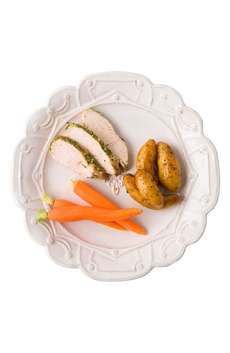 Juliska Jardins du Monde Dinner Plate, Alternate, color, White