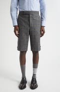 Thom Browne Prince of Wales Plaid Hunting Tweed Backstrap Shorts