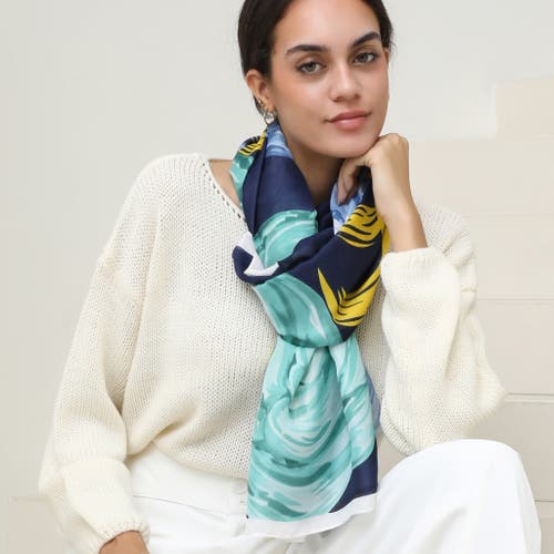 Youzey The Catherine Scarf In Blue