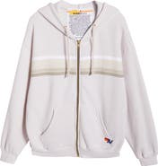 Aviator Nation 5-Stripe Zip Hoodie