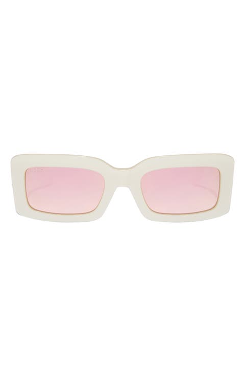 Indy 51mm Gradient Rectangular Sunglasses