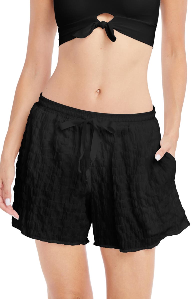 Robin Piccone Fiona Cover-Up Shorts, Main, color, 