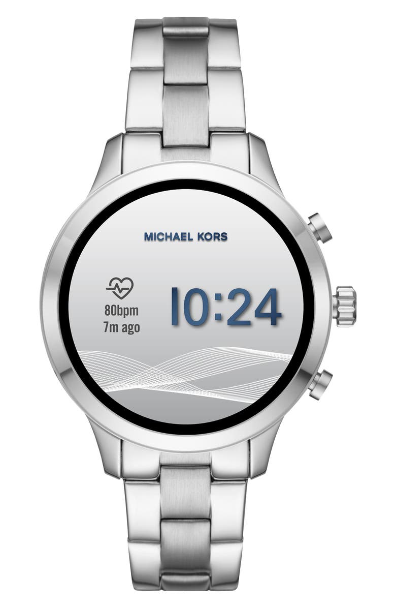 Michael Kors MICHAEL Michael Kors Access Runway Smart Bracelet Watch, 41mm, Alternate, color, 
