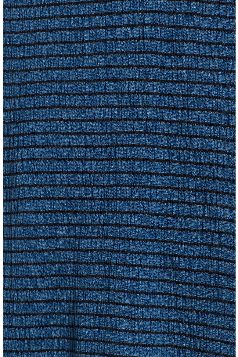 Stripe Bell Sleeve Tee, Alternate, color, BLUE DARK- BLACK BLOOM STRIPE