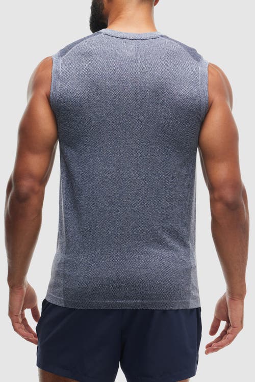 Peloton Seamless Muscle Tank In Deep Navy