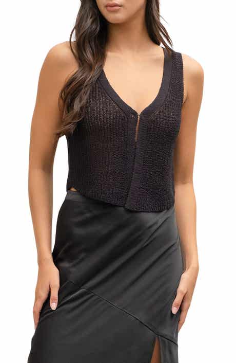 Blu Pepper V-Neck Ribbed Tank