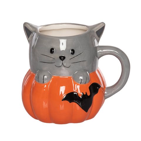 Cat Pumpkin Mug