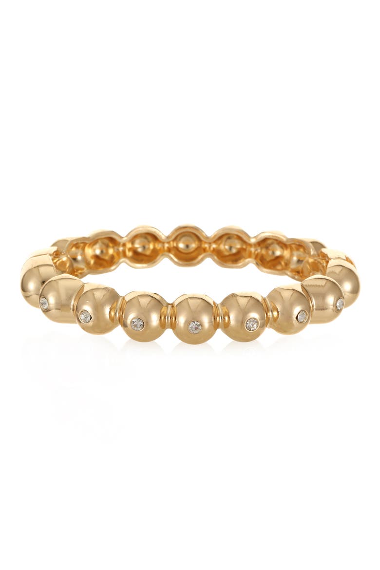 Crystal Bubble Bangle, Main, color, GOLD