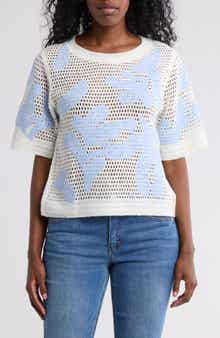 Gemma + Jane Embroidered Short Sleeve Sweater