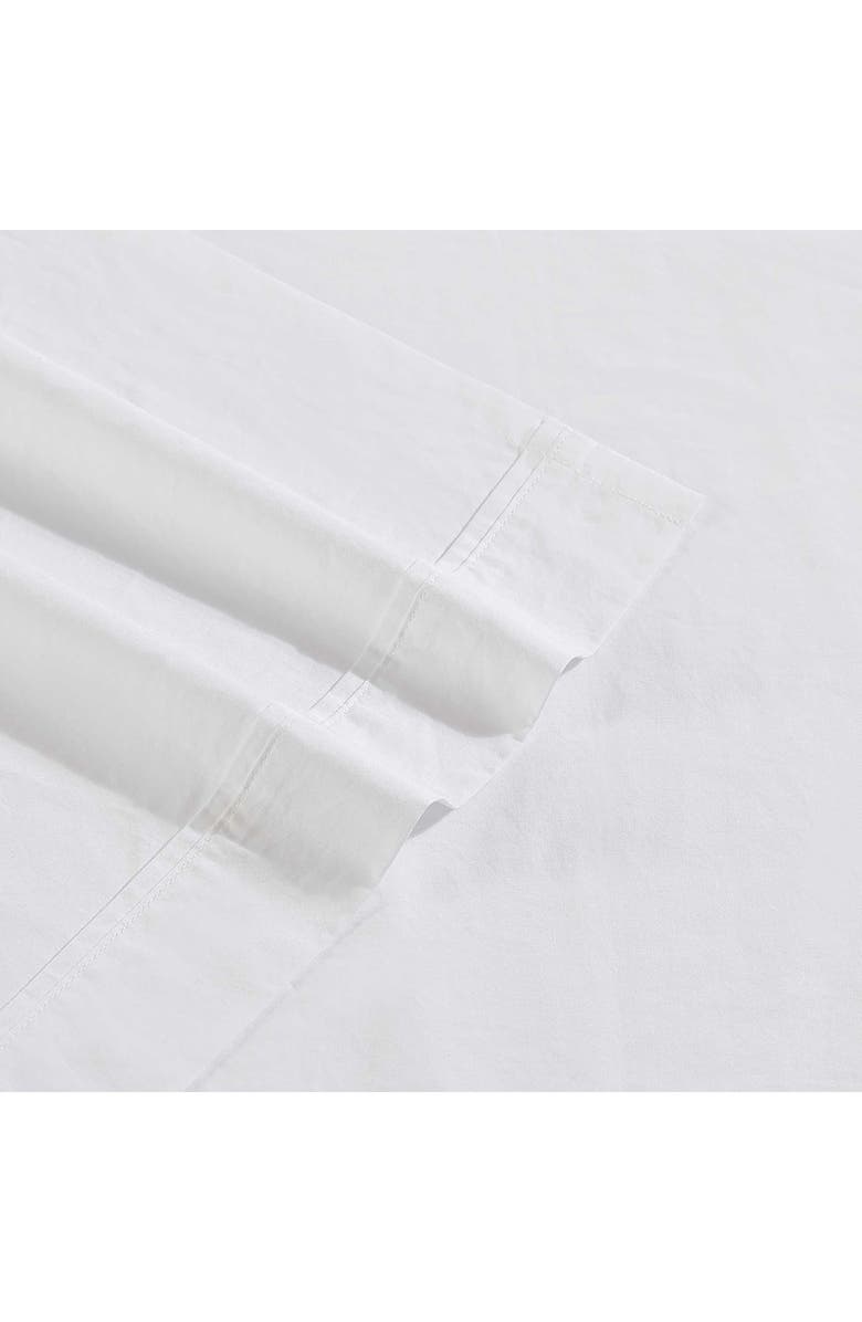 Calvin Klein 200 Thread Count Cotton Percale Sheet Set, Alternate, color, White