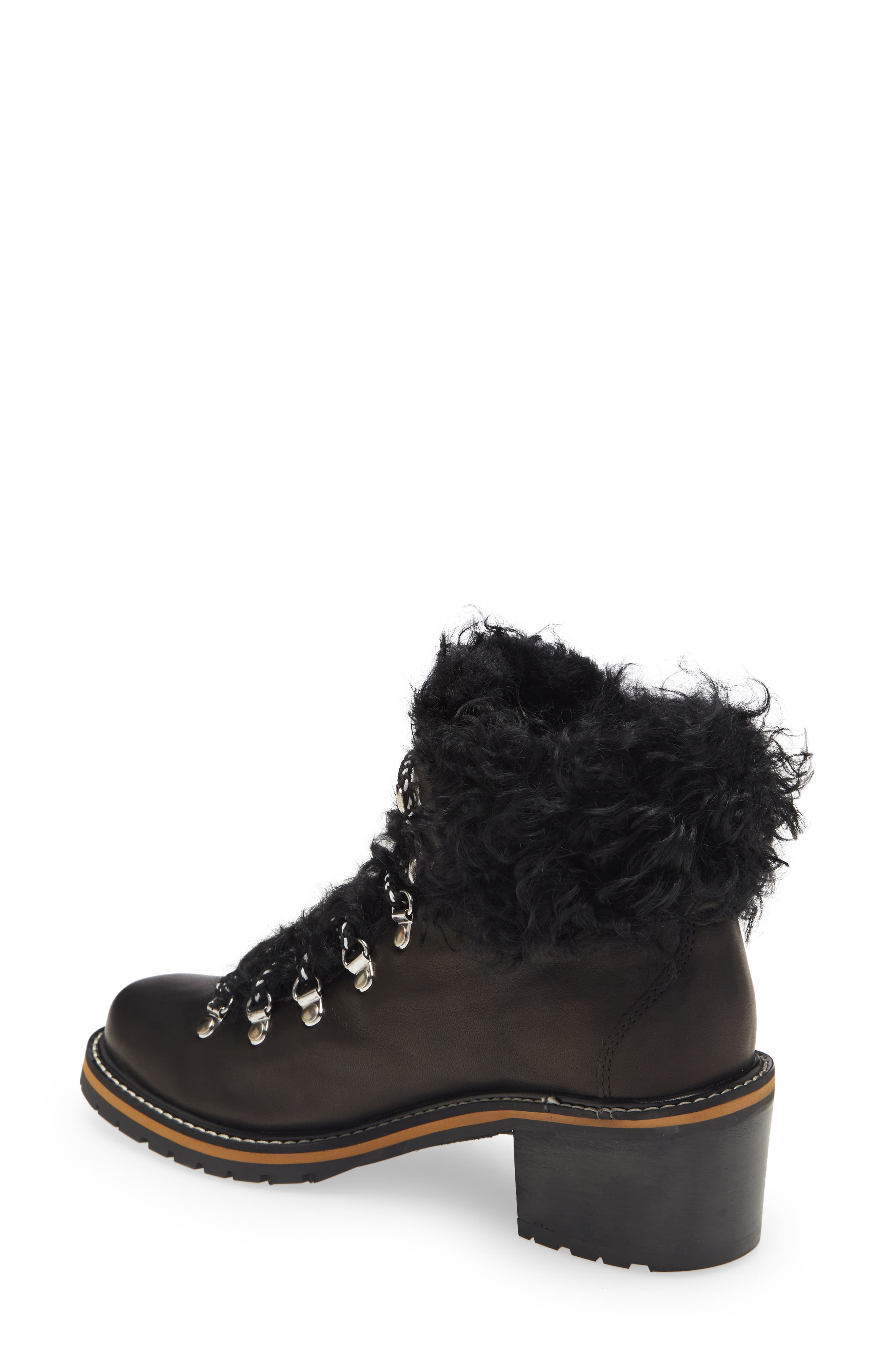 La Montelliana Ninfea Genuine Shearling Lined Bootie, Alternate, color, 