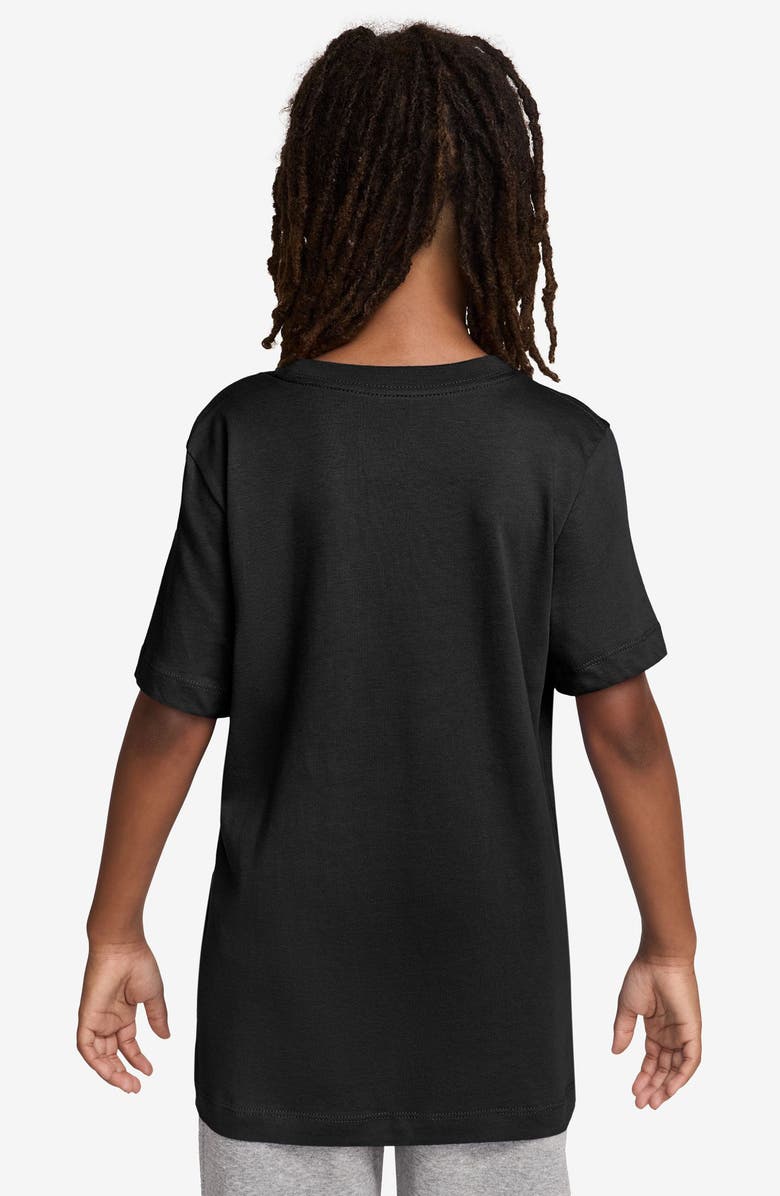 Nike Kids' Sportswear No Finish Line Cotton Graphic T-Shirt, Alternate, color, Black