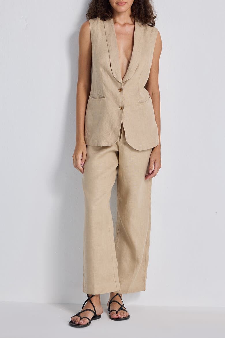 Wide Leg Pants, Main, color, Neutral Beige