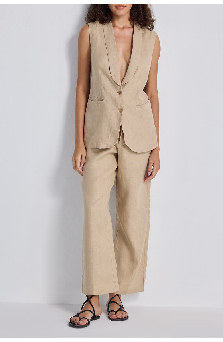 Reistor Wide Leg Pants, Main, color, Neutral Beige