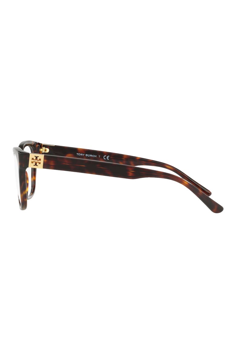54mm Square Optical Glasses, Alternate, color, DARK TORTOISE