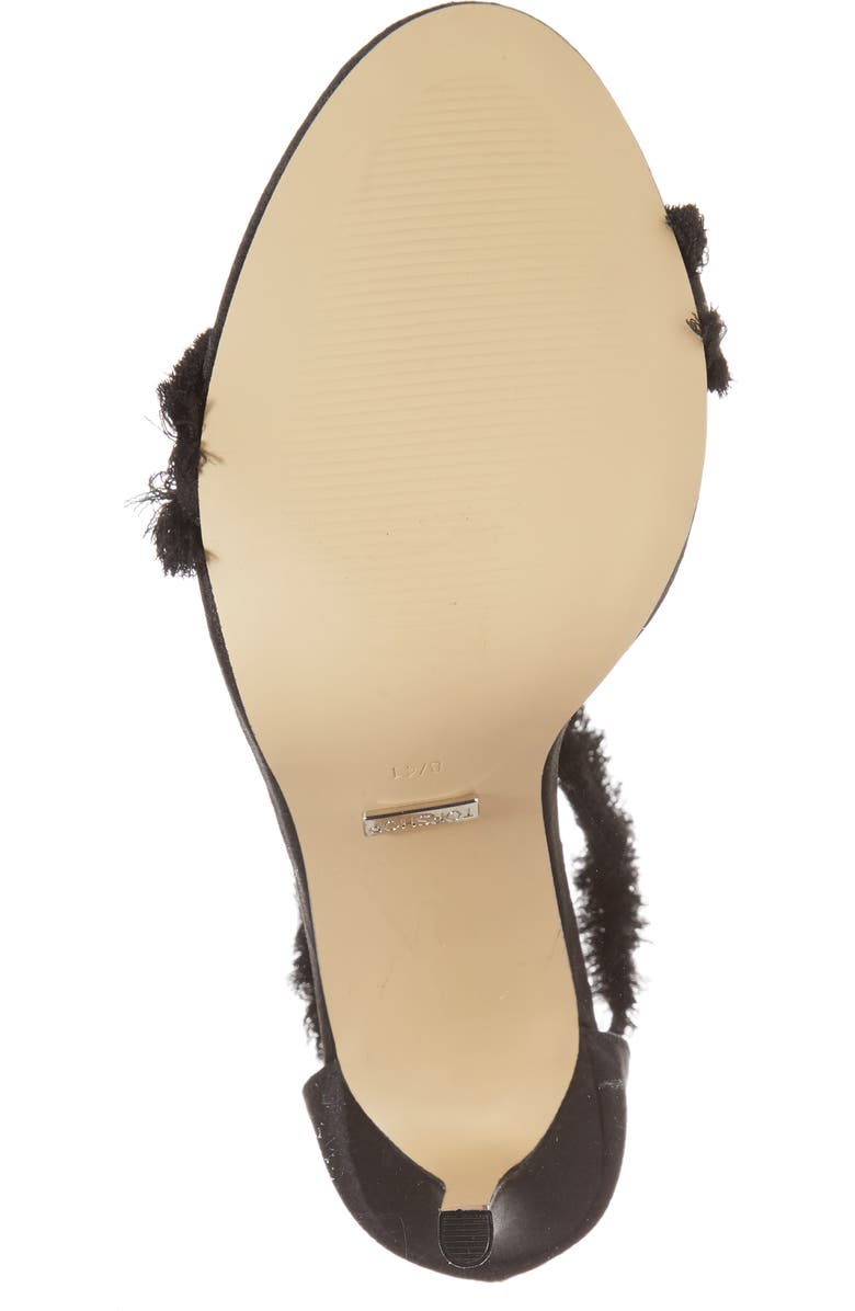 Topshop Riley Fringe Sandal, Alternate, color,