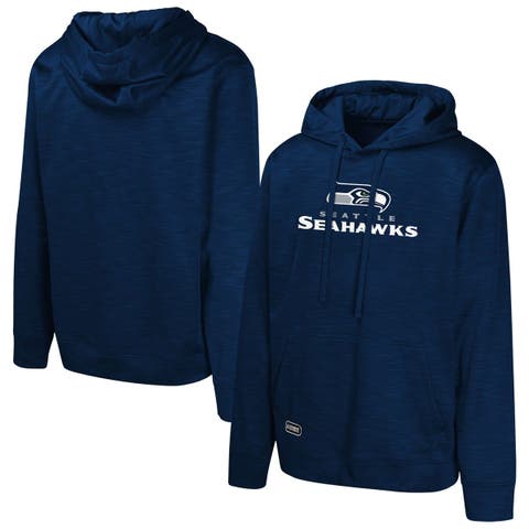 Men
s College Navy Seattle Seahawks Streak Fleece Pullover Hoodie