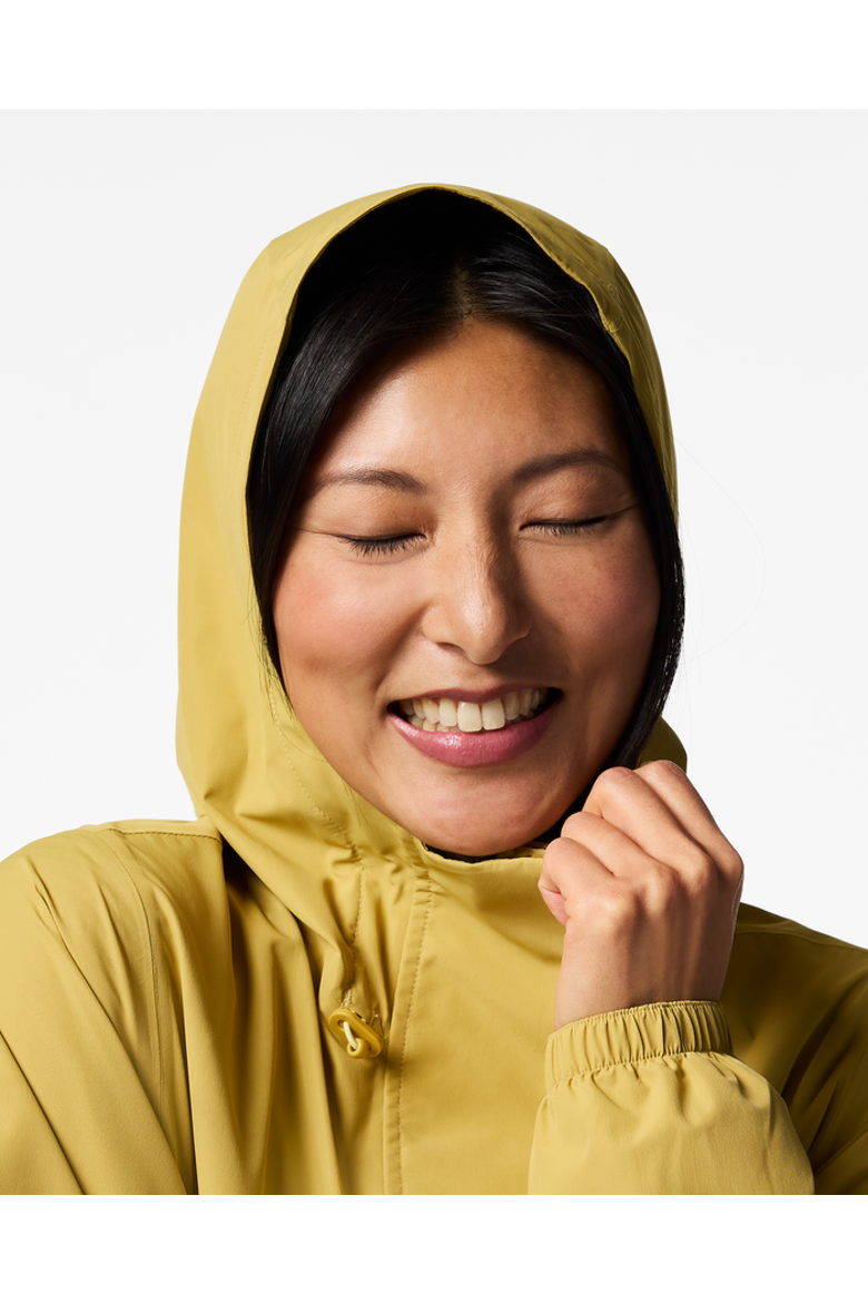Rayu Rain Jacket - Women's, Alternate, color, Husk and Honeydew