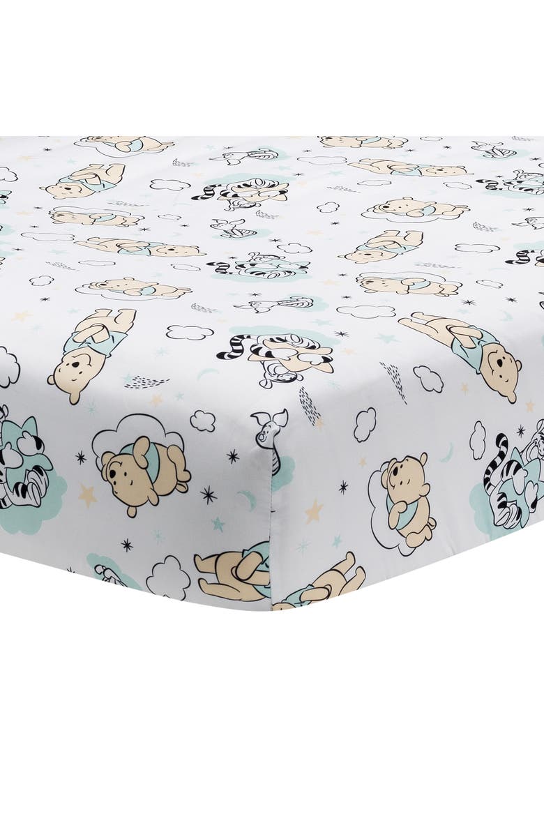 Disney Baby Winnie the Pooh Hugs 3-Piece Nursery Crib Bedding Set, Alternate, color, Multicolor