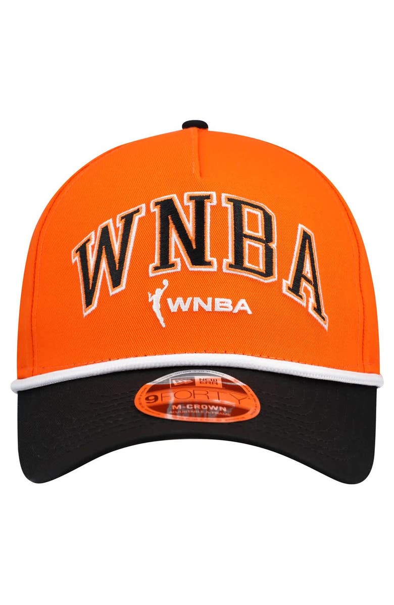 New Era Men's New Era Orange WNBA Gear Bold Arch COOLERA 9FORTY A-Frame M-Crown Adjustable Hat, Alternate, color, Orange