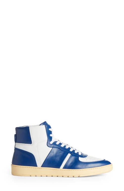 Collegium Pillar Destroyer High Top Sneaker In Blue