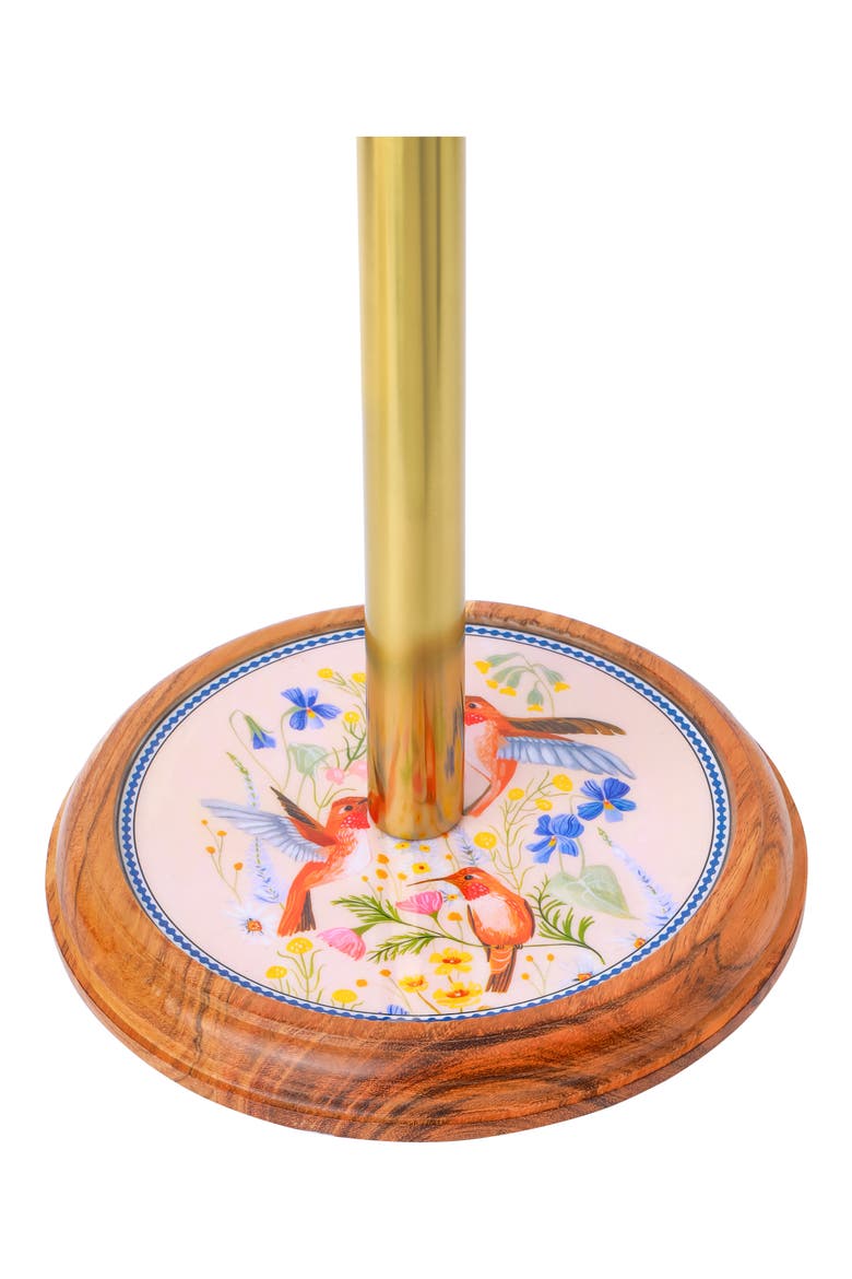 Songbird Garden Paper Towel Holder, Alternate, color, ORANGE