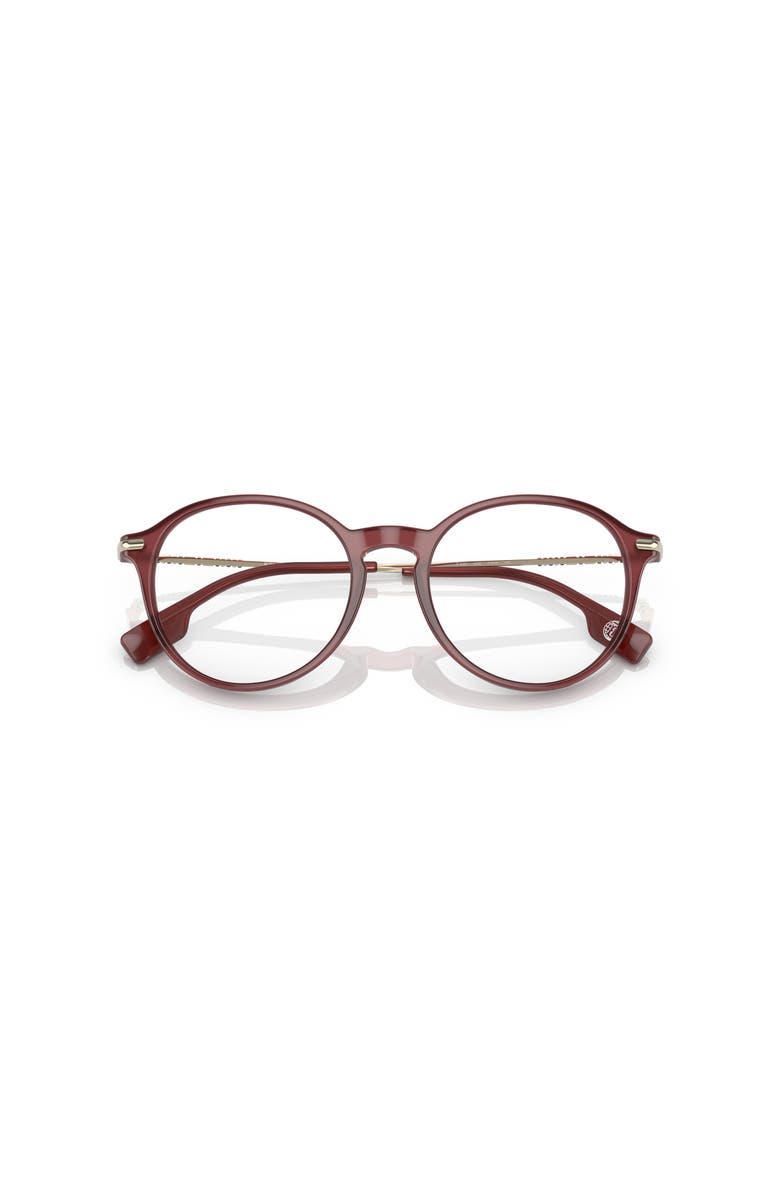 Burberry 51mm Phantos optical glasses, Alternate, color, Red