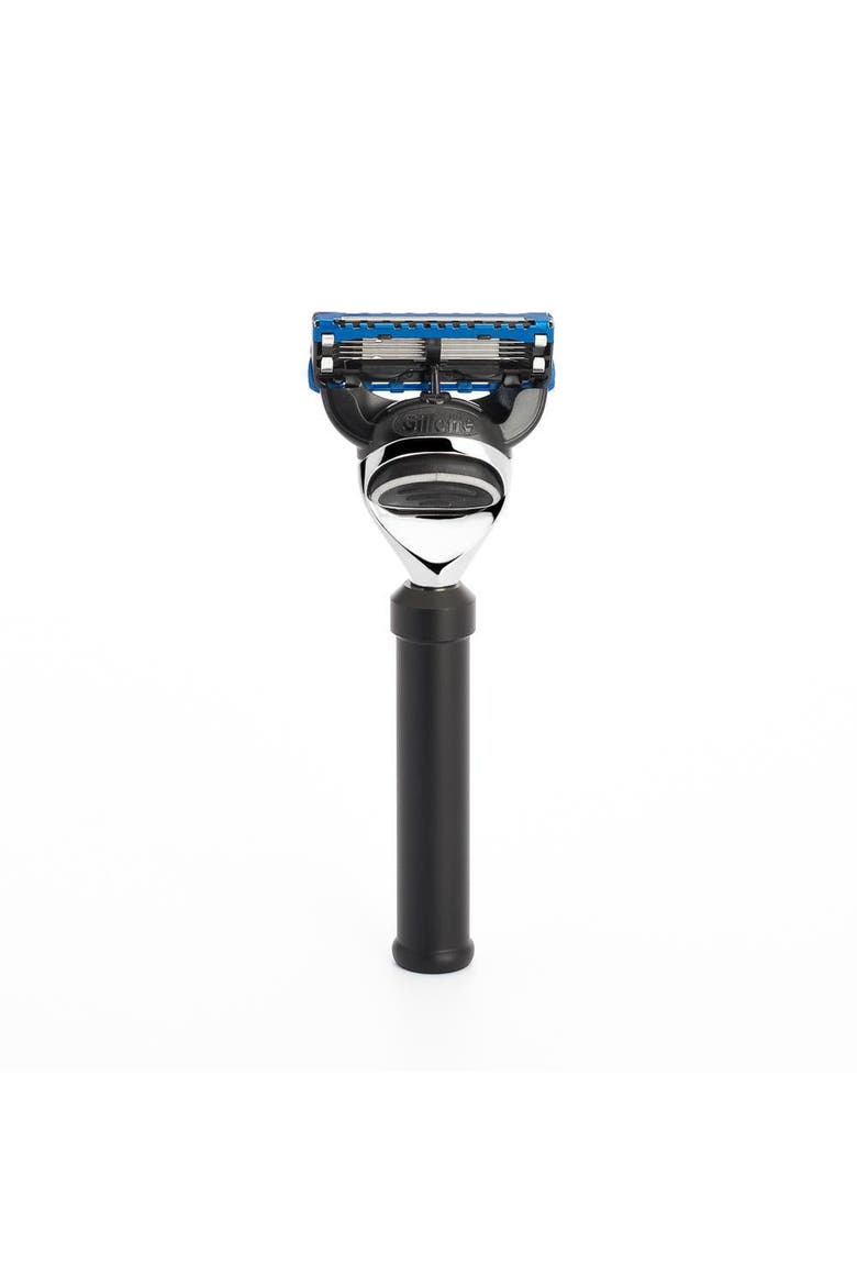 Travel Black Anodized Aluminum Fusion Travel Razor, Main, color, Black