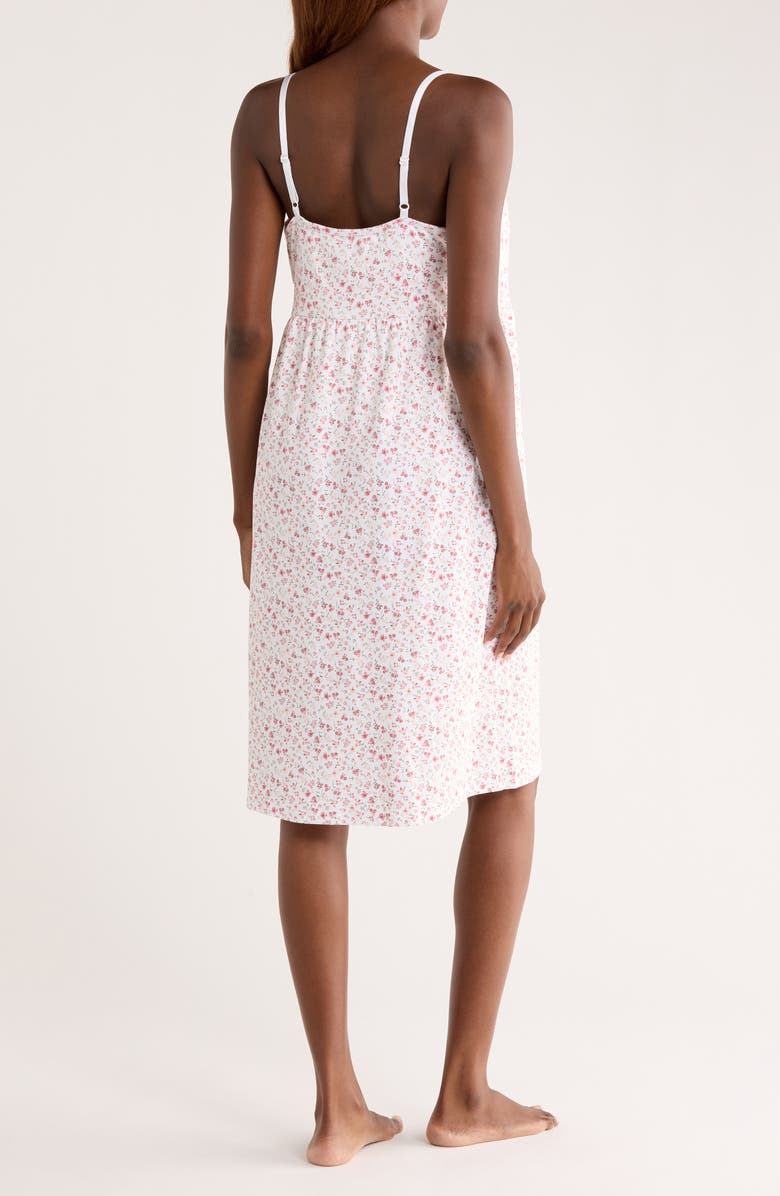 Petite Plume Luxe Floral Pima Cotton Maternity Nightgown, Alternate, color, Dorset Floral