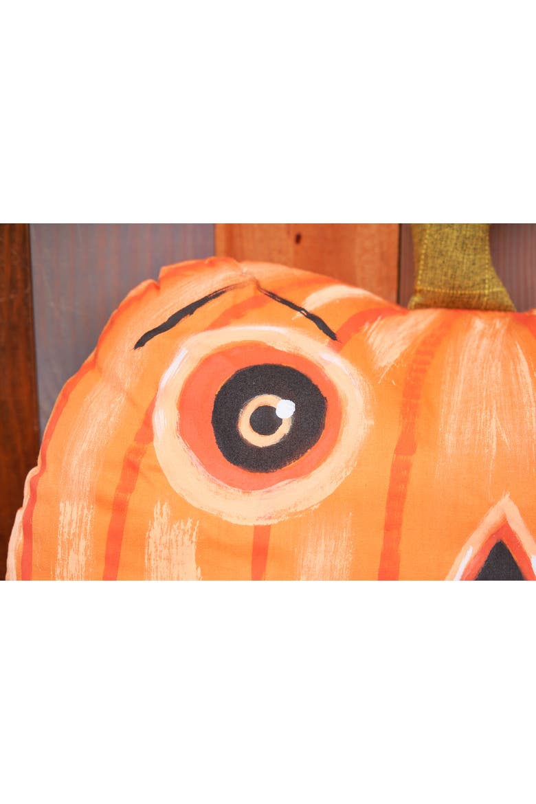 Retro Jack Zombinaland Halloween Decorative Figurine Pillow, Alternate, color, Orange