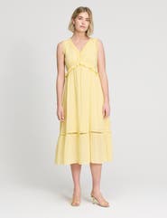 Finery London Petite Myriam Sleeveless Midi Dress