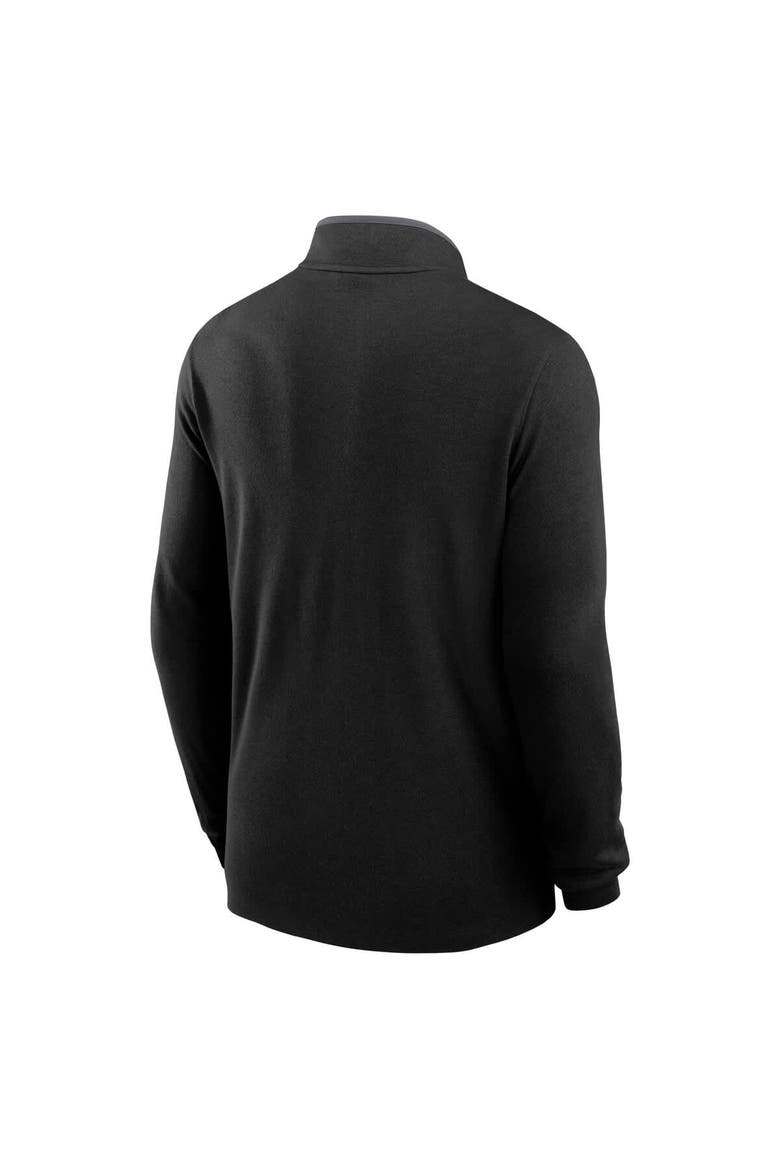Men's Nike Black Minnesota Vikings Lightweight Victory Performance Half-Zip Pullover, Alternate, color, Black