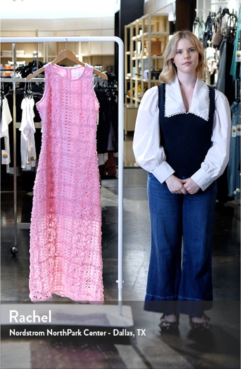 Textured Sleeveless Maxi Dress, sales video thumbnail