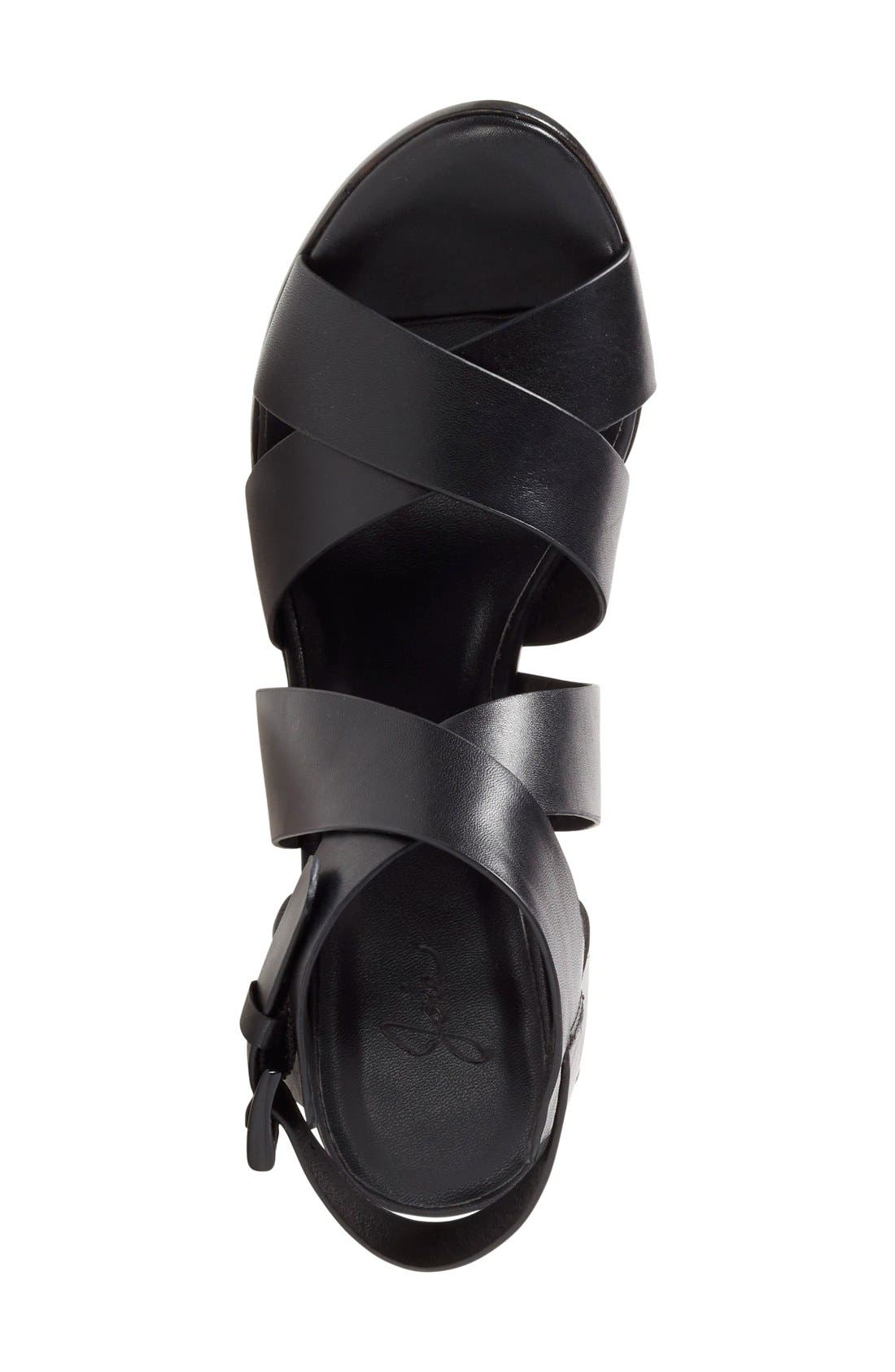 Joie 'Avery' Crisscross Block Heel Sandal, Alternate, color, 