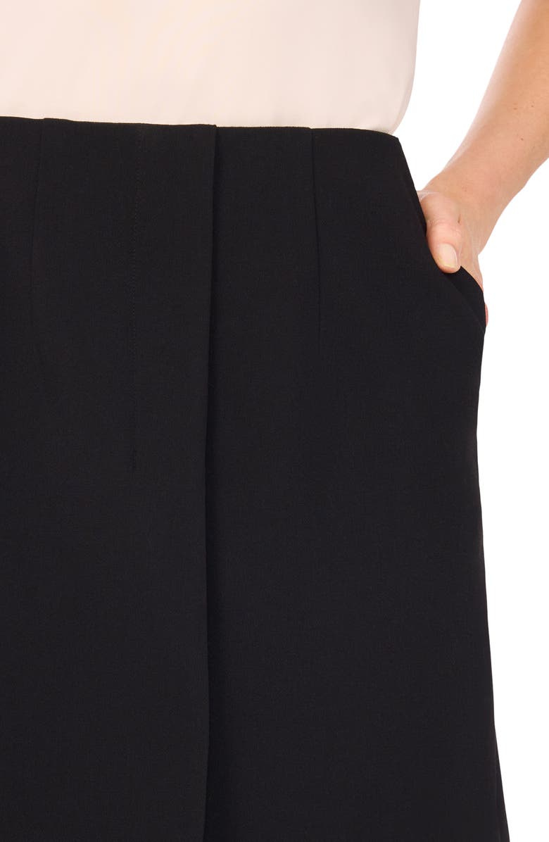 Halogen<sup>®</sup> Flat Front Skort, Alternate, color, Rich Black