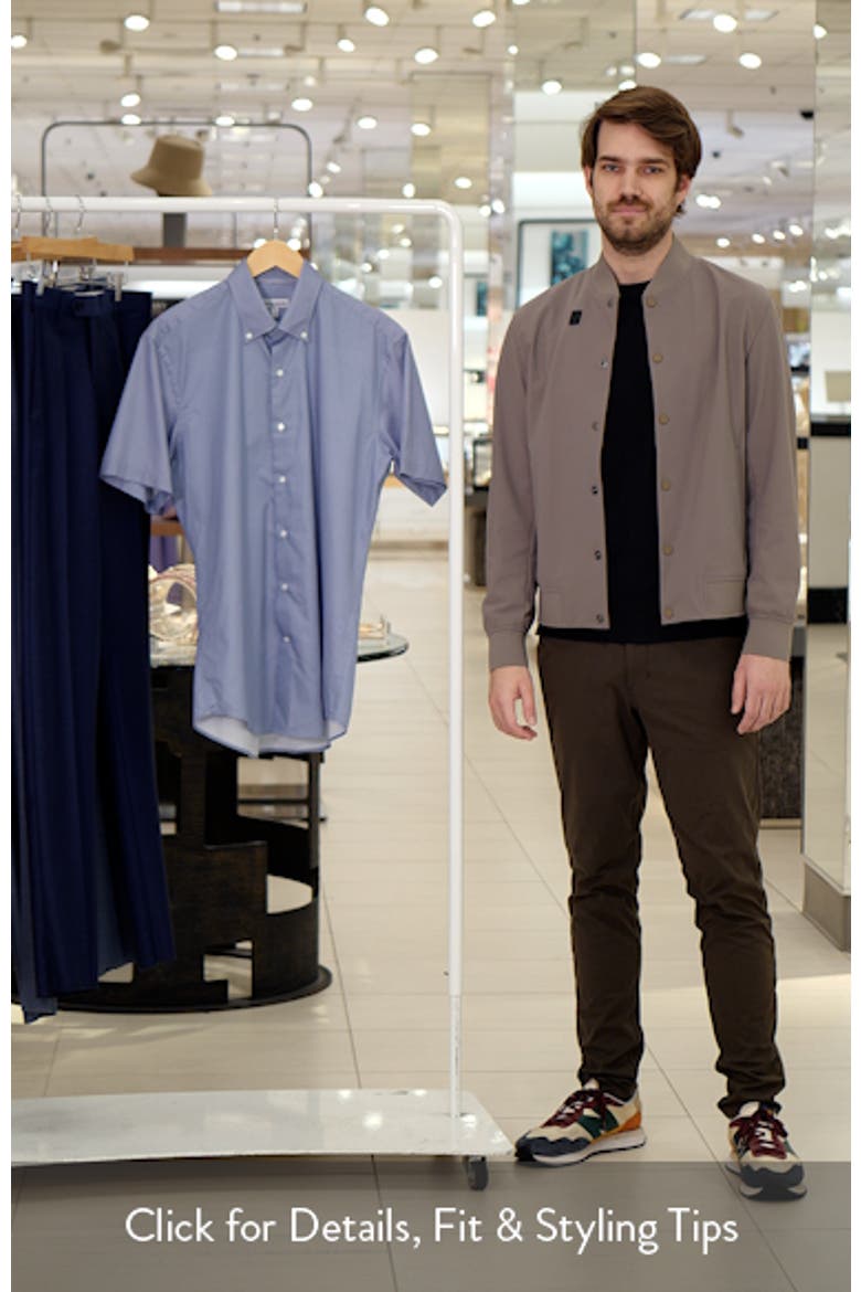Keith Geometric Print Short Sleeve Button-Down Shirt video