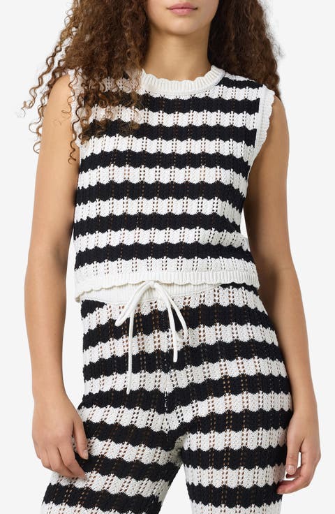 Laika Open Stitch Sleeveless Top