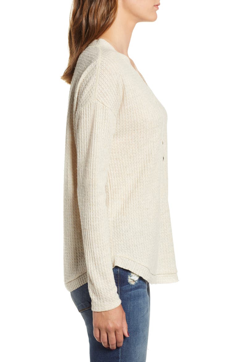 Thermal Henley, Alternate, color, OATMEAL