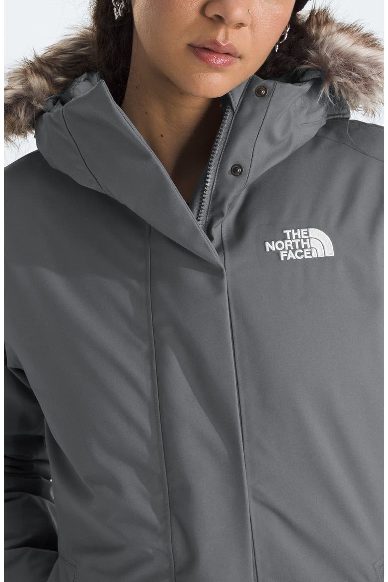 Arctic Waterproof 600-Fill-Power Down Parka with Faux Fur Trim