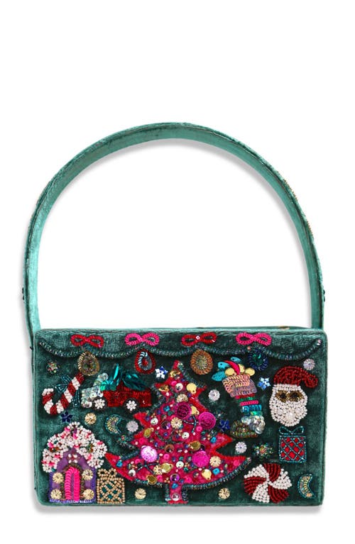 Simitri The Holiday Box Clutch In Green
