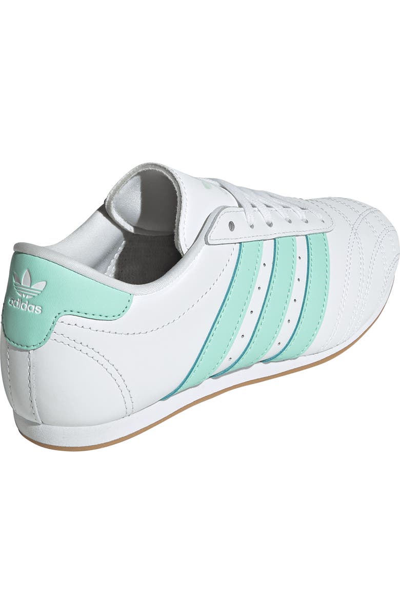adidas Kids' Taekwondo Sneaker, Alternate, color, White/ Clear Mint/ Gum