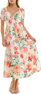 Socialite Tiered Midi Dress