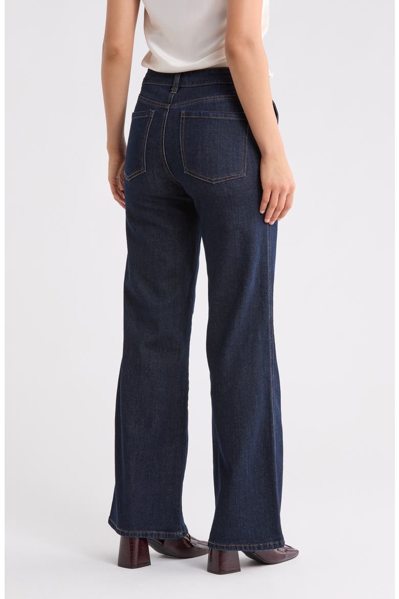 High Waist Wide Leg Jeans, Alternate, color, RINSE