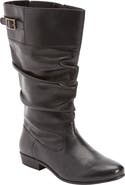 Comfortview The Monica Wide Calf Leather Boot