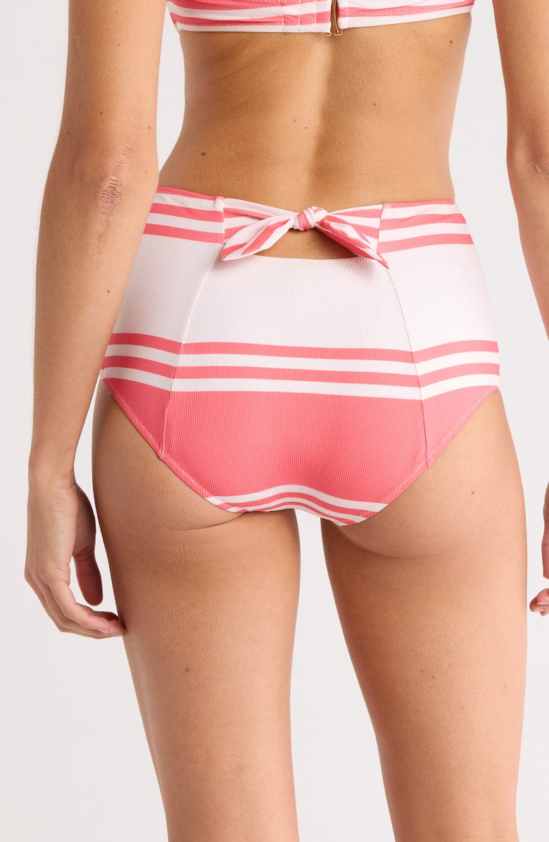 lemlem Elsi High Waist Bikini Bottoms, Alternate, color, Ayele Fragaria