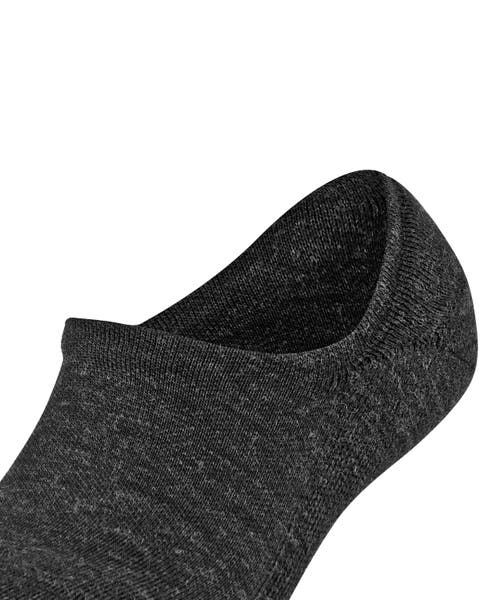 Falke Keep Warm Wool No Show Socks In Gray