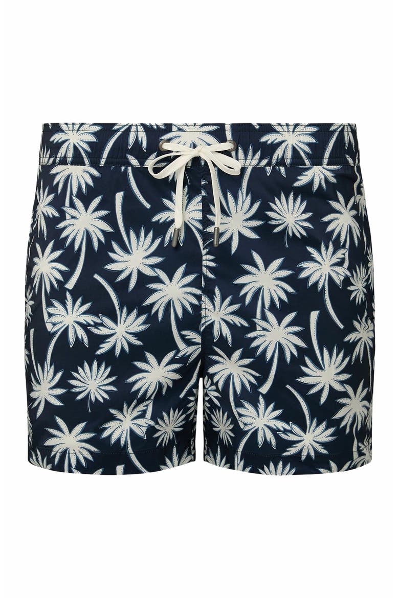 Charles 4" Swim Trunk, Alternate, color, DEEP NAVY MULTI